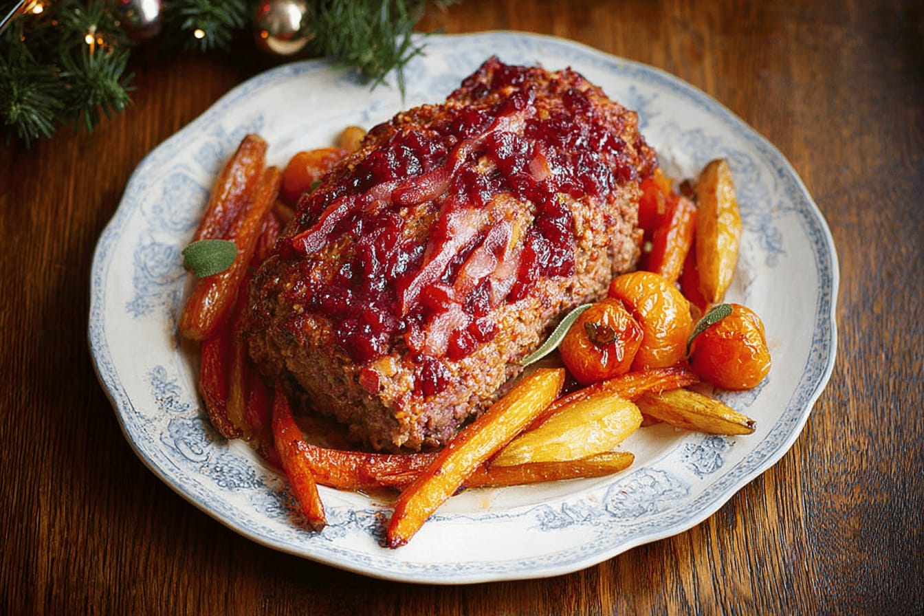 Festive Pork Meatloaf Recipe by Jamie Oliver