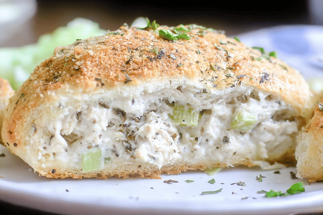 Garlic Herb Chicken Pillows Recipe
