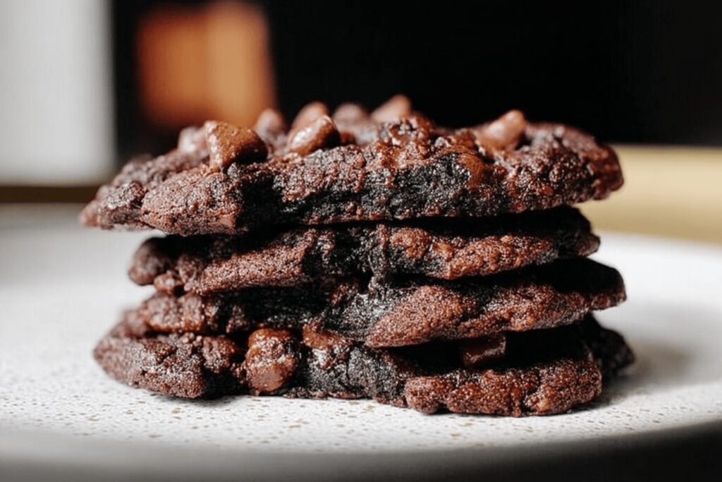 Giant Double Chocolate Cookies Recipe