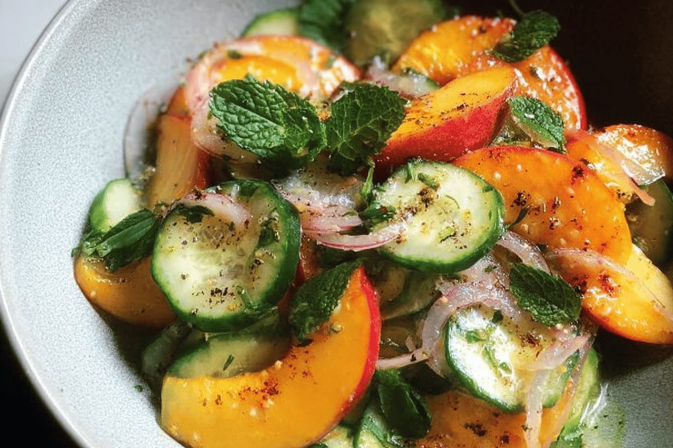 Gorgeous Peach Salad Recipe for Summer Refreshment