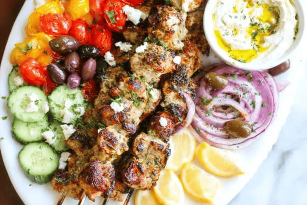 Greek Chicken Kabobs Recipe for Outdoor Grilling