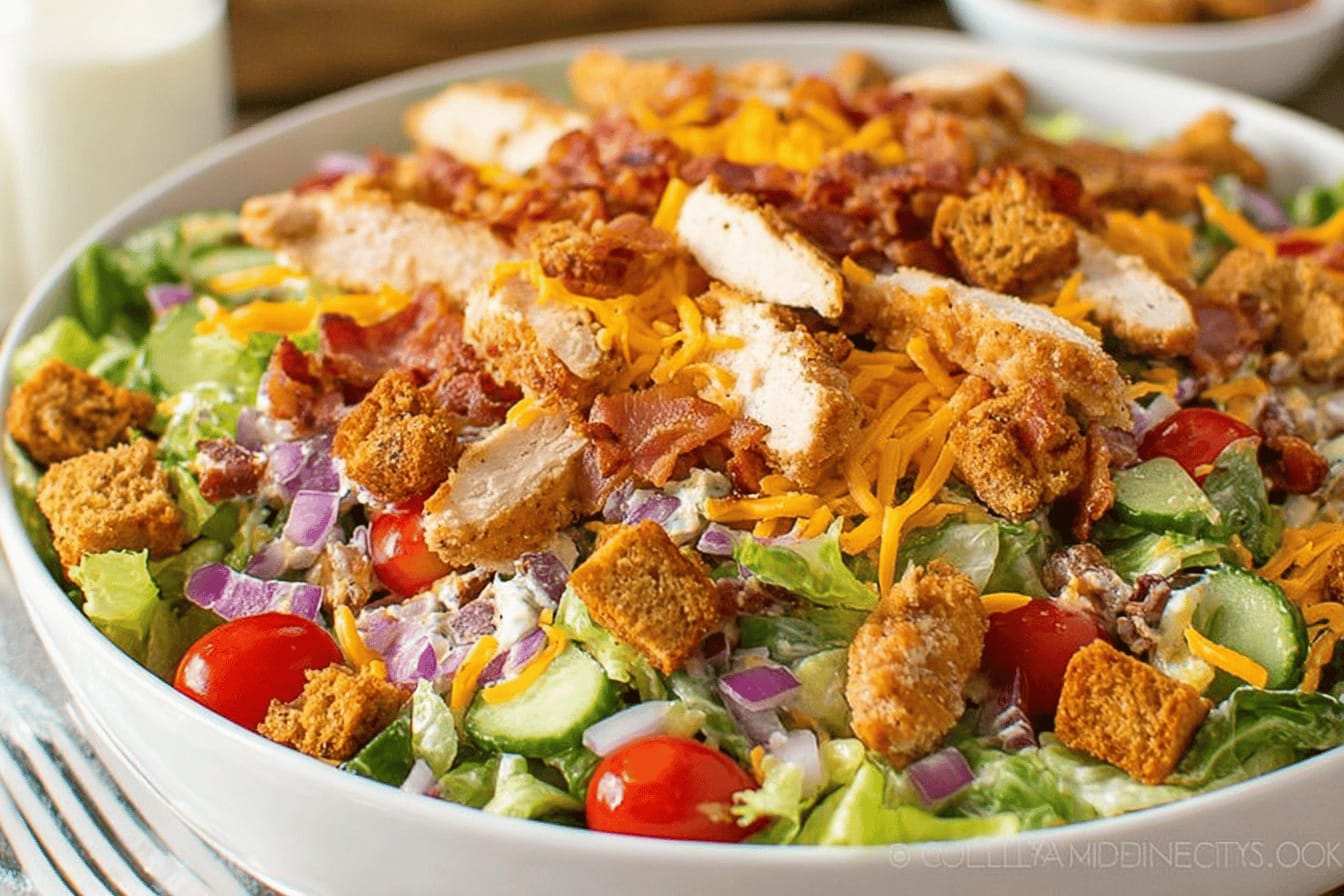 Healthy Chicken Tender Salad Recipe