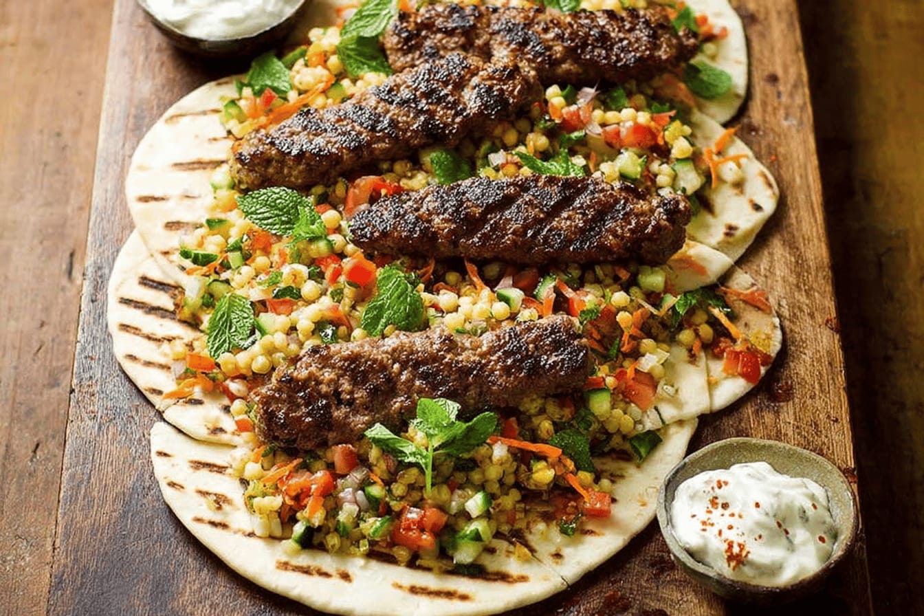 Homemade Kebabs and Flatbreads Recipe