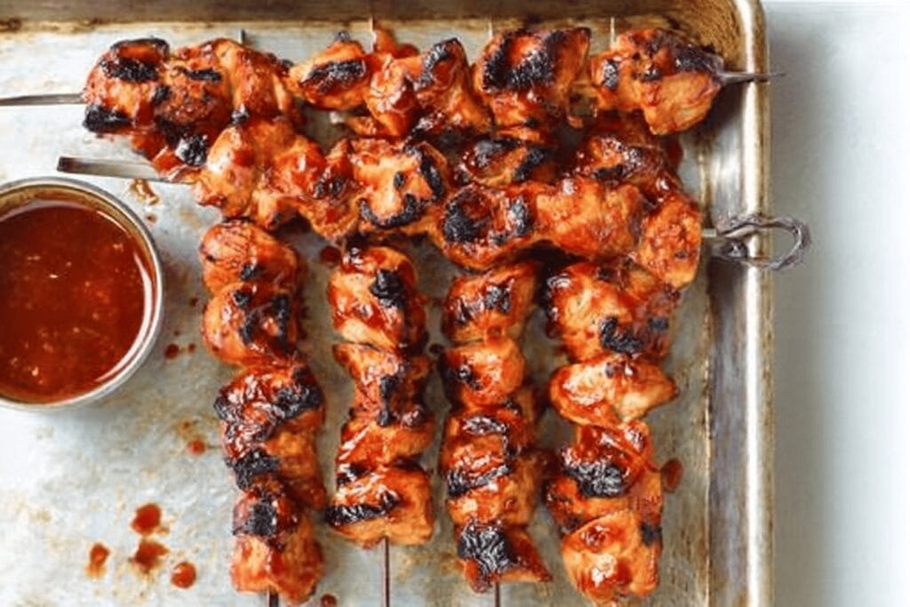 Honey BBQ Chicken Kabobs Recipe