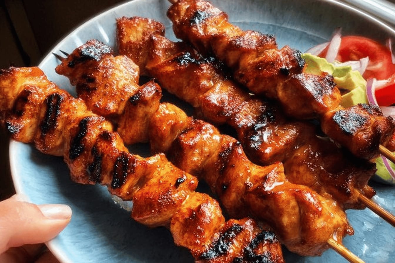 Honey Chipotle Chicken Skewers Recipe