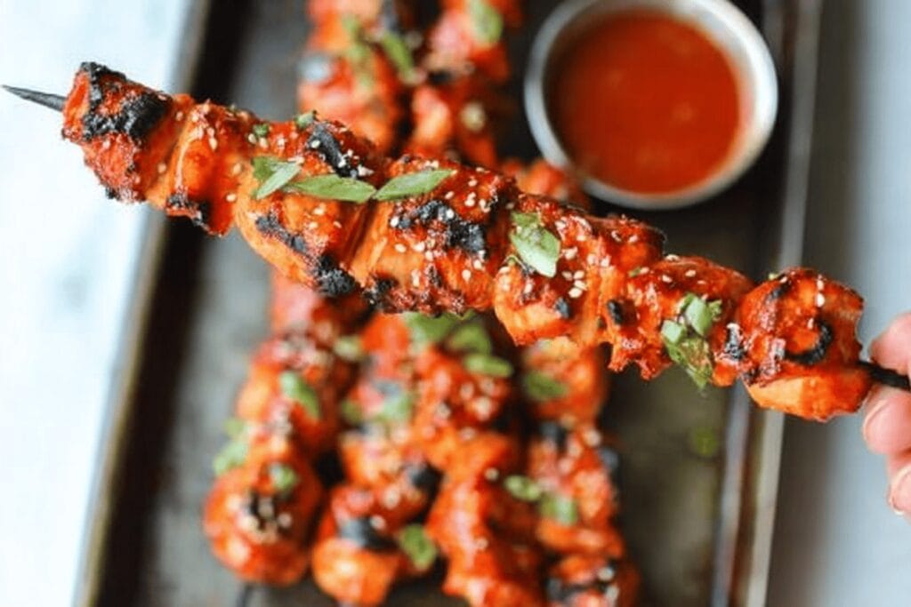 Korean Chicken Kabobs Recipe for Grill Enthusiasts