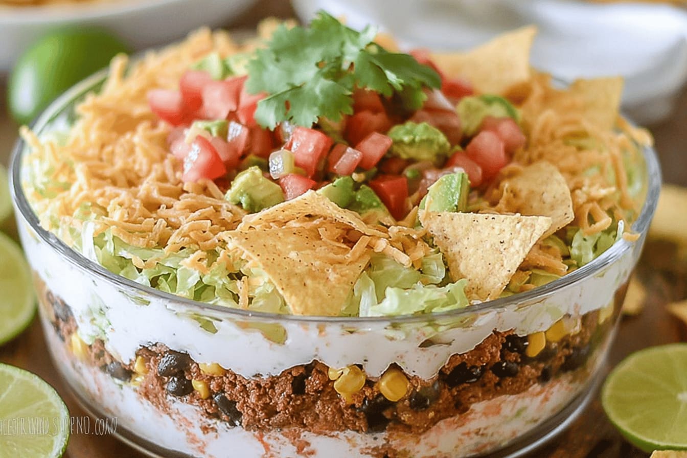 Layered Taco Salad Recipe for Families