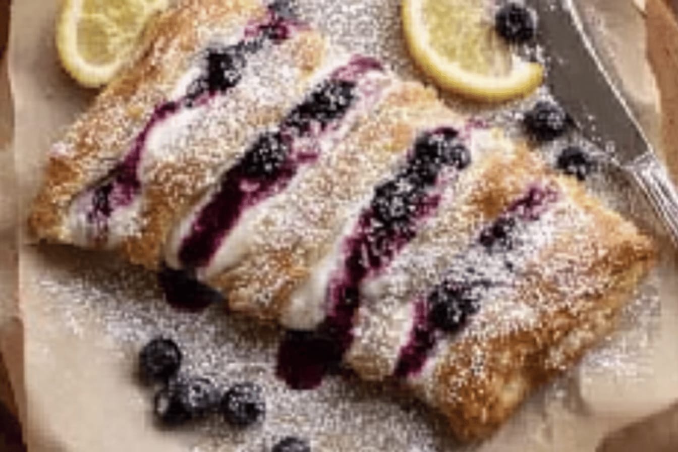 Lemon Blueberry Cheese Danish Recipe