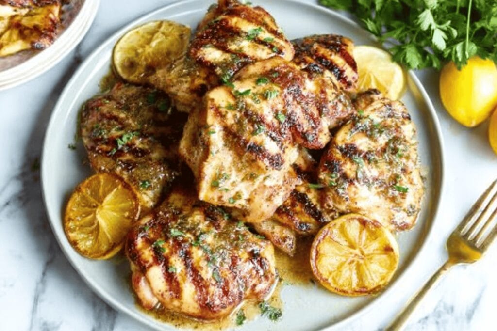 Lemon Garlic Chicken Thighs Recipe