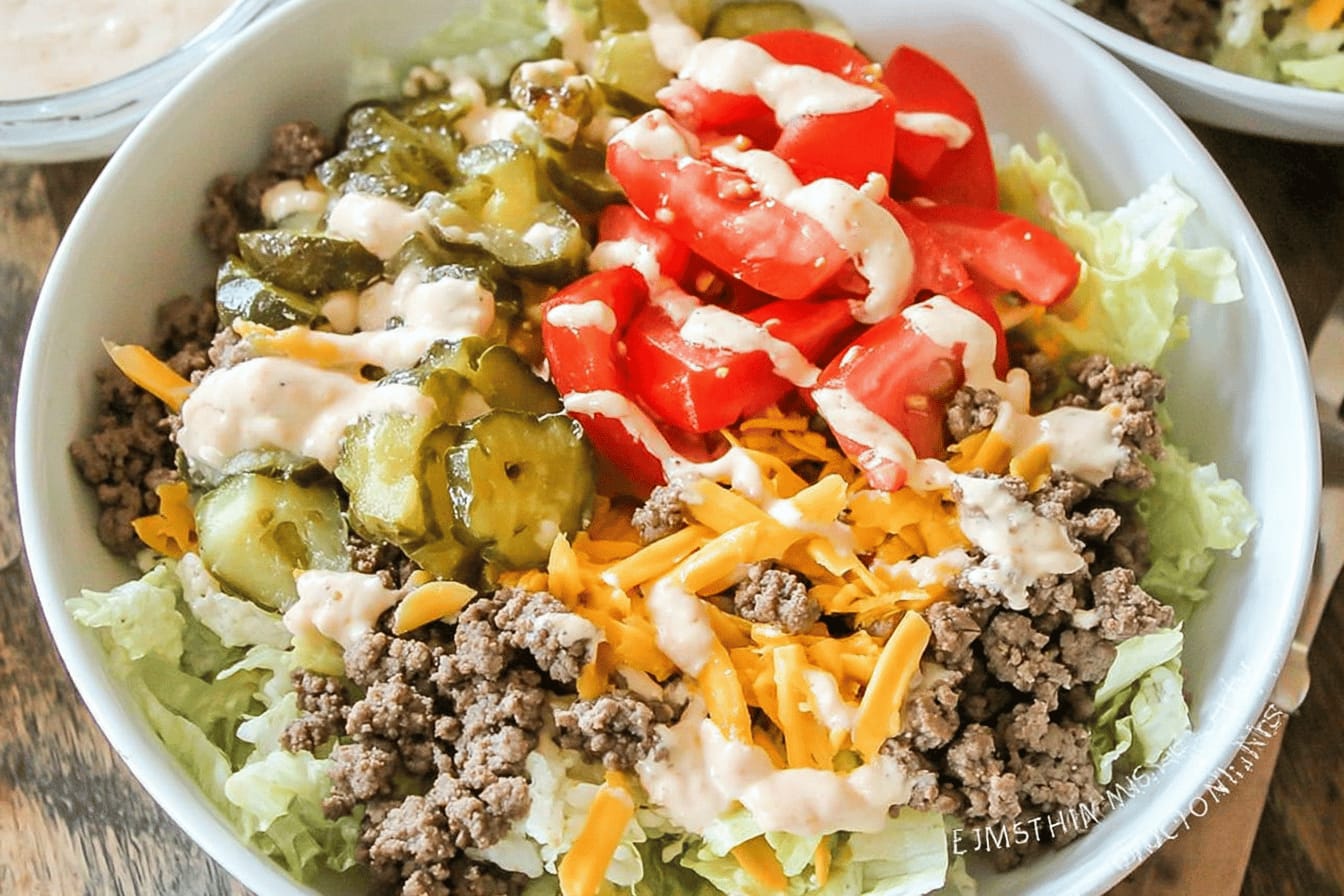 Loaded Cheeseburger Bowls Recipe for Families