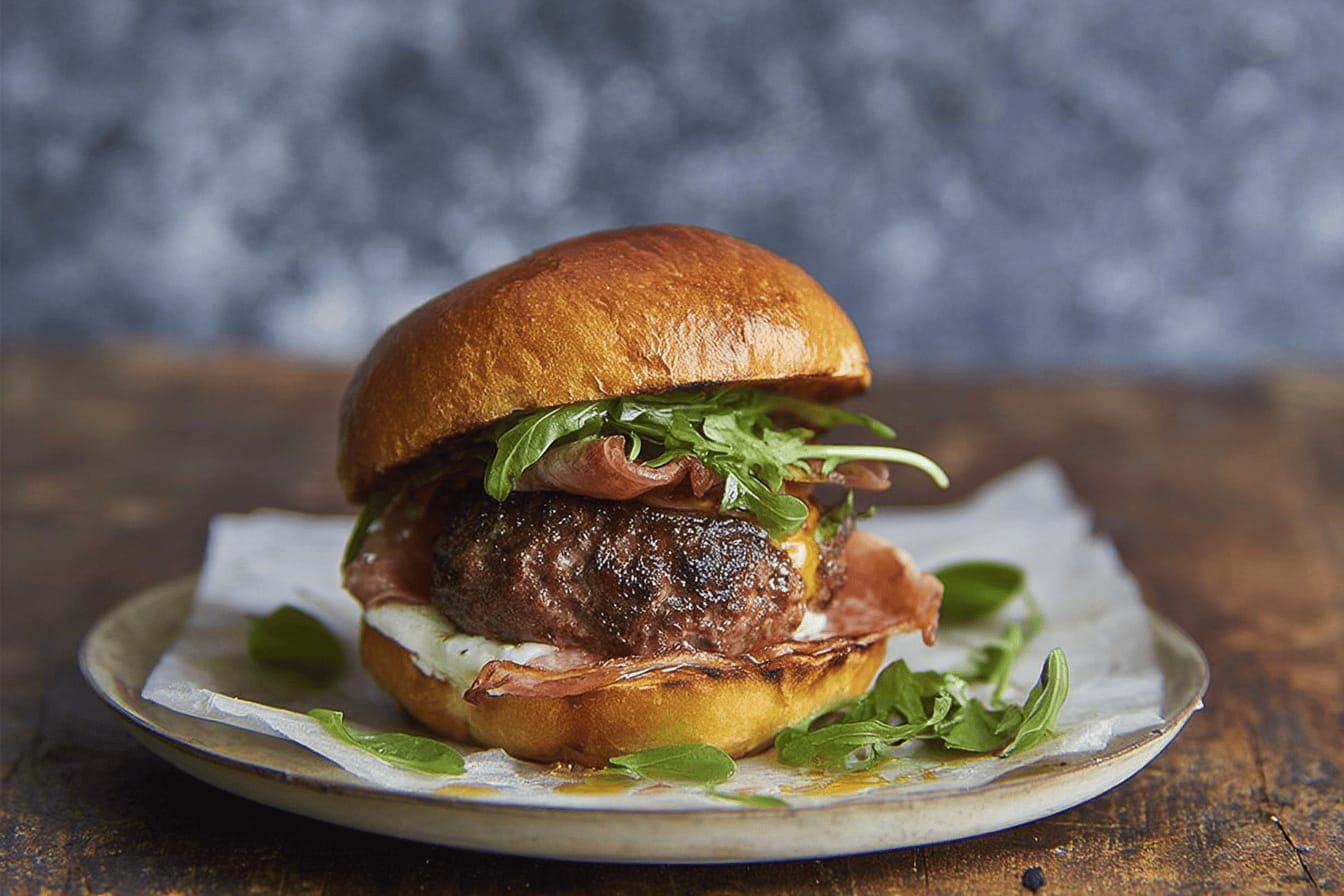 Mega Mozzarella Stuffed Burgers Recipe