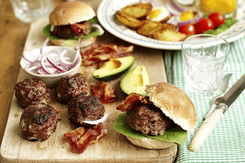 Mini Beef Burgers Recipe by Jamie Oliver
