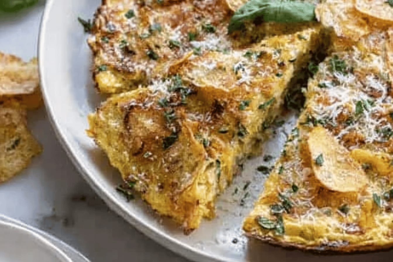 Potato Chip Frittata Recipe Delight