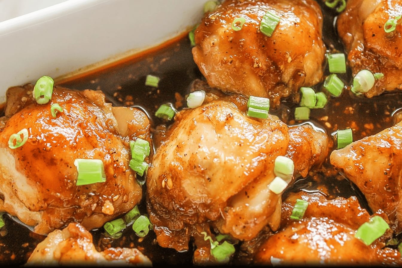 Savory Baked Teriyaki Chicken Thighs Recipe