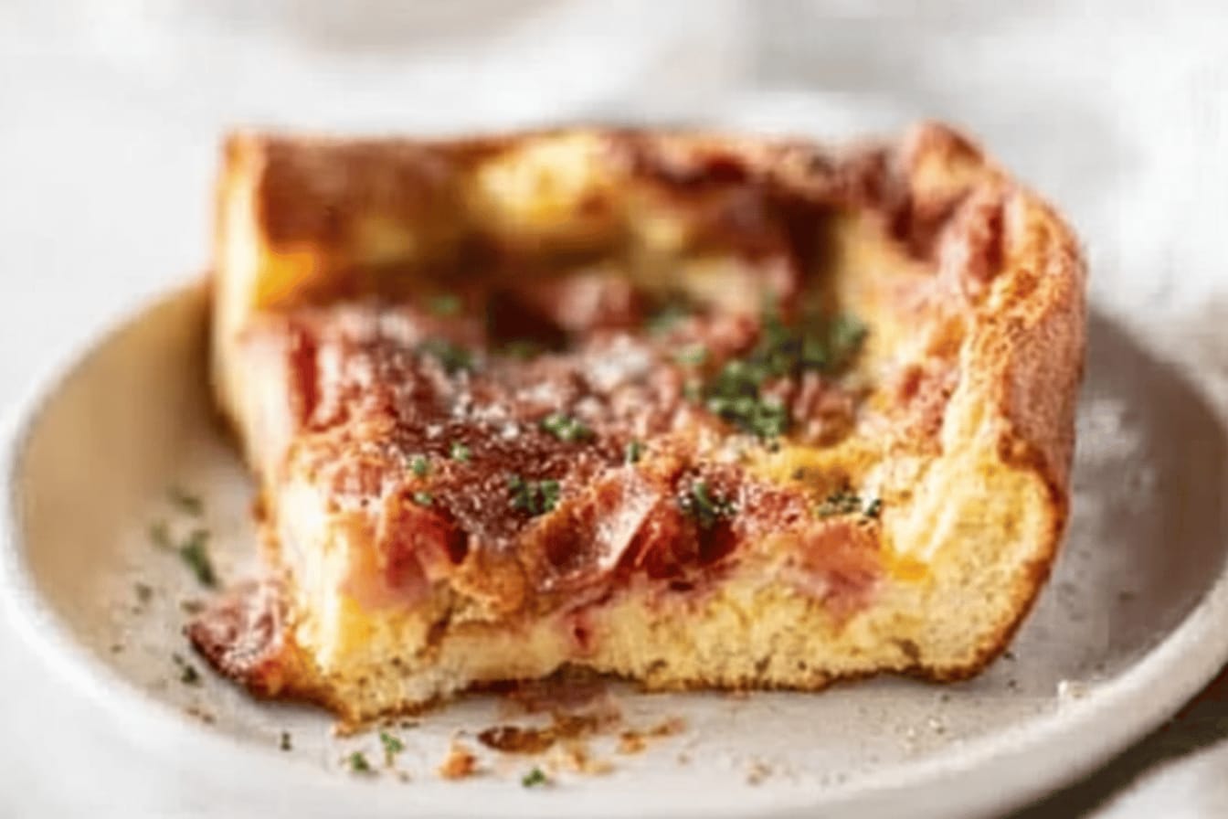 Savory Ham and Cheese Dutch Baby Recipe