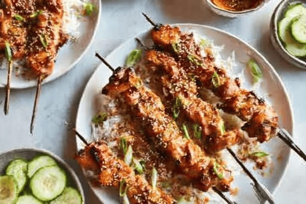 Sesame Chicken Kabobs Recipe Delights
