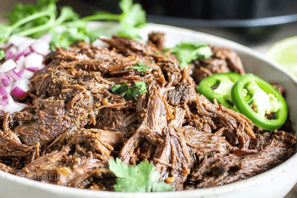 Slow Cooker Beef Barbacoa Recipe