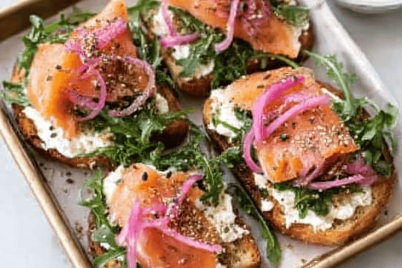 Smoked Salmon Cottage Cheese Toast Recipe