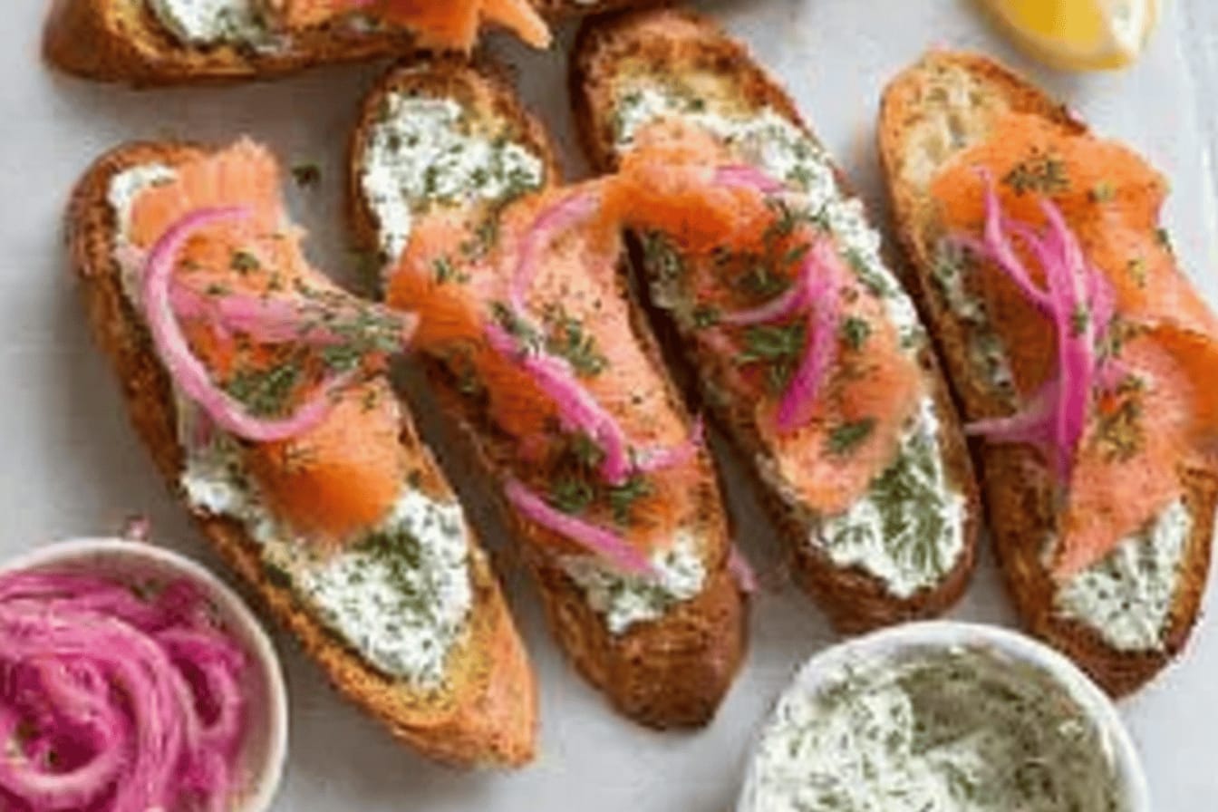 Smoked Salmon Tartines: A Simple Delight