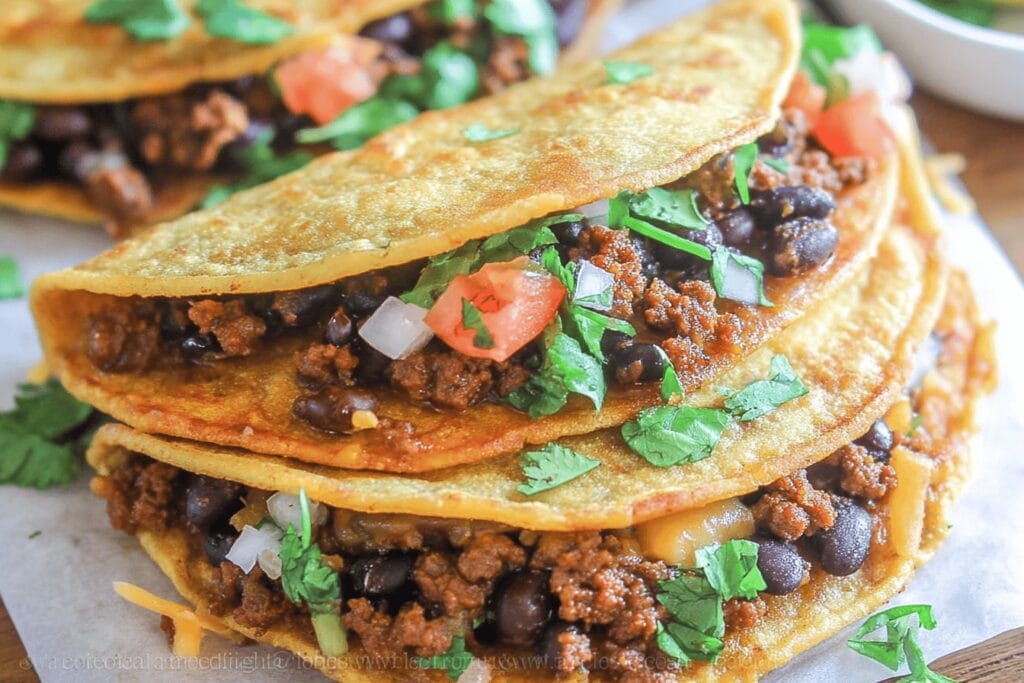 Southwest Beef Fried Tacos Recipe