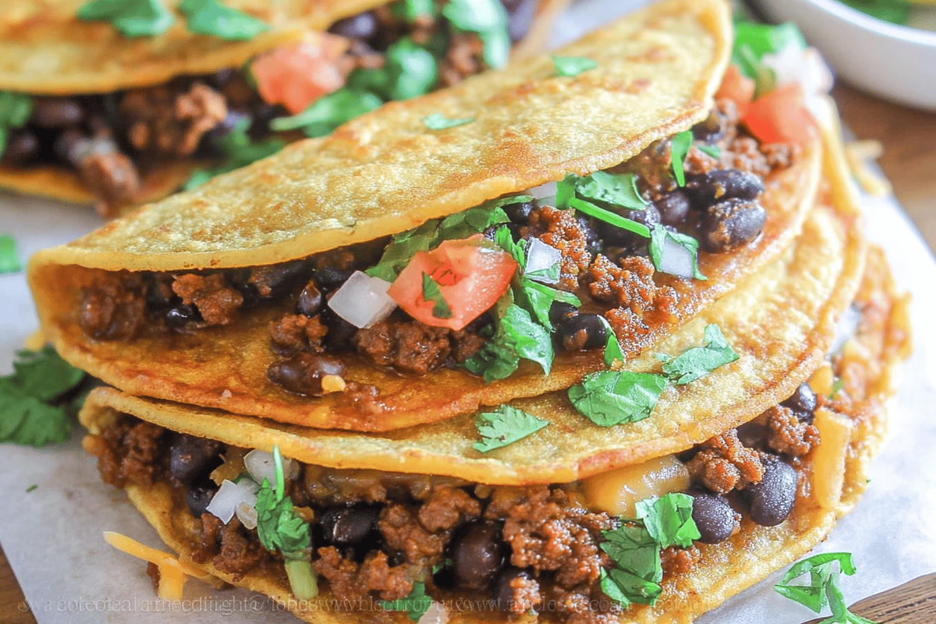 Southwest Beef Fried Tacos Recipe