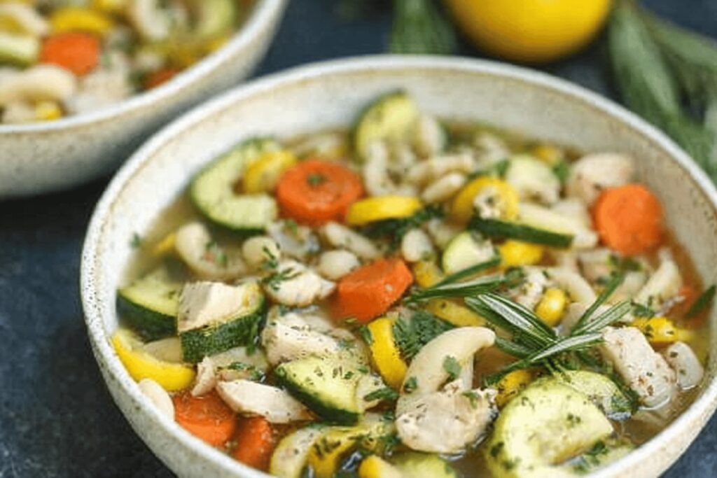 Summer Chicken Noodle Soup Recipe