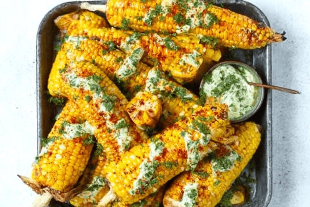 Summer Roasted Garlic Butter Corn Recipe
