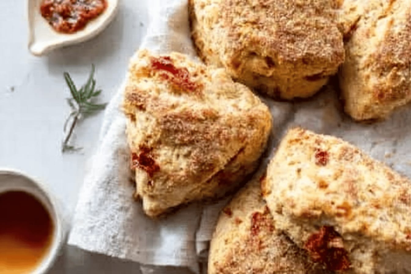 Sun-Dried Tomato Scones Recipe Delight