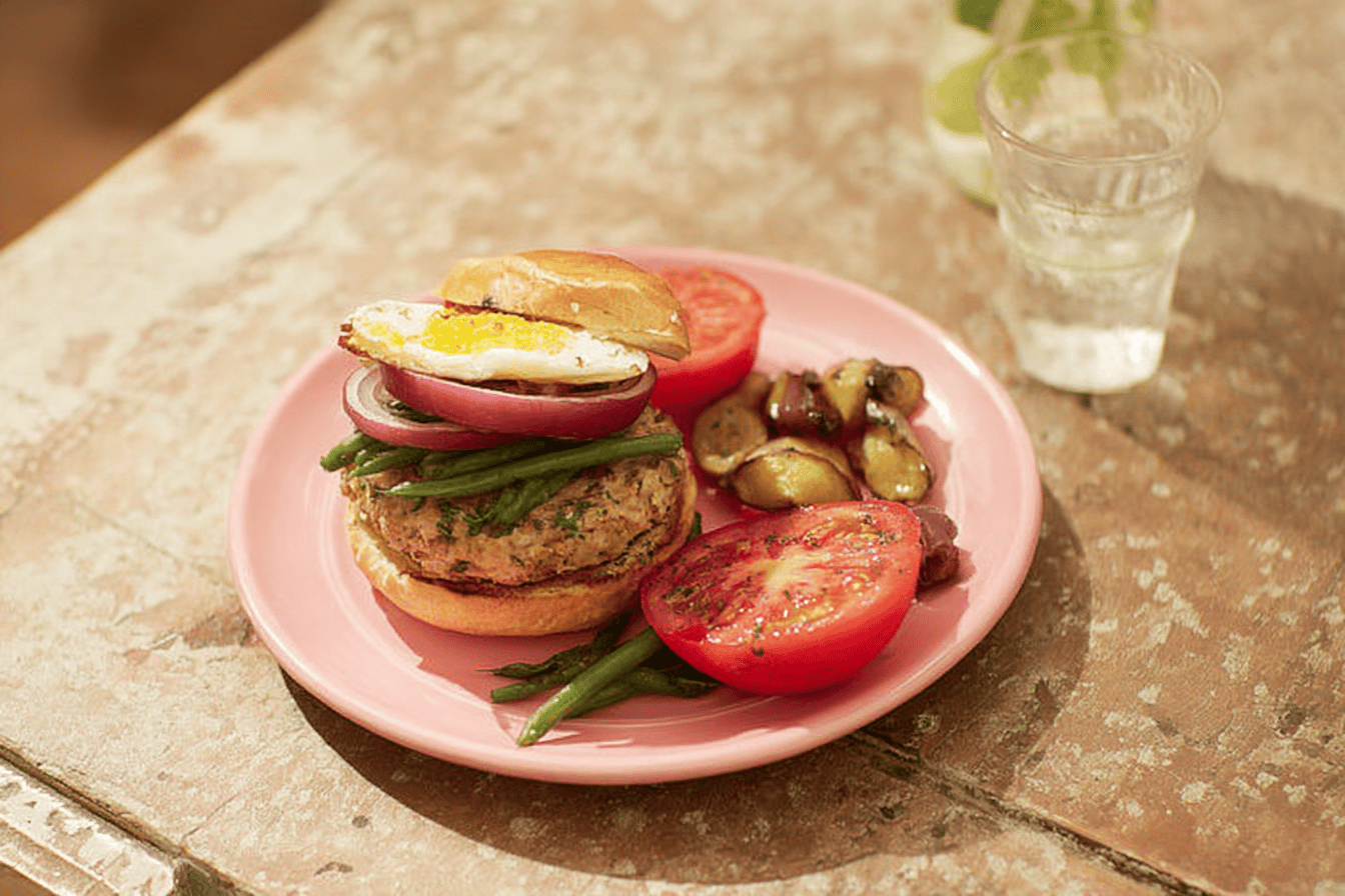 Tuna Niçoise Burgers Recipe by Jamie Oliver
