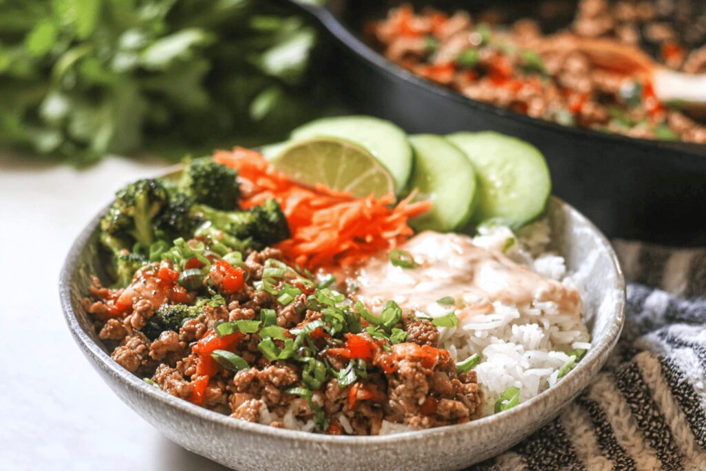 Turkey Teriyaki Bowls Recipe for Family Dinner