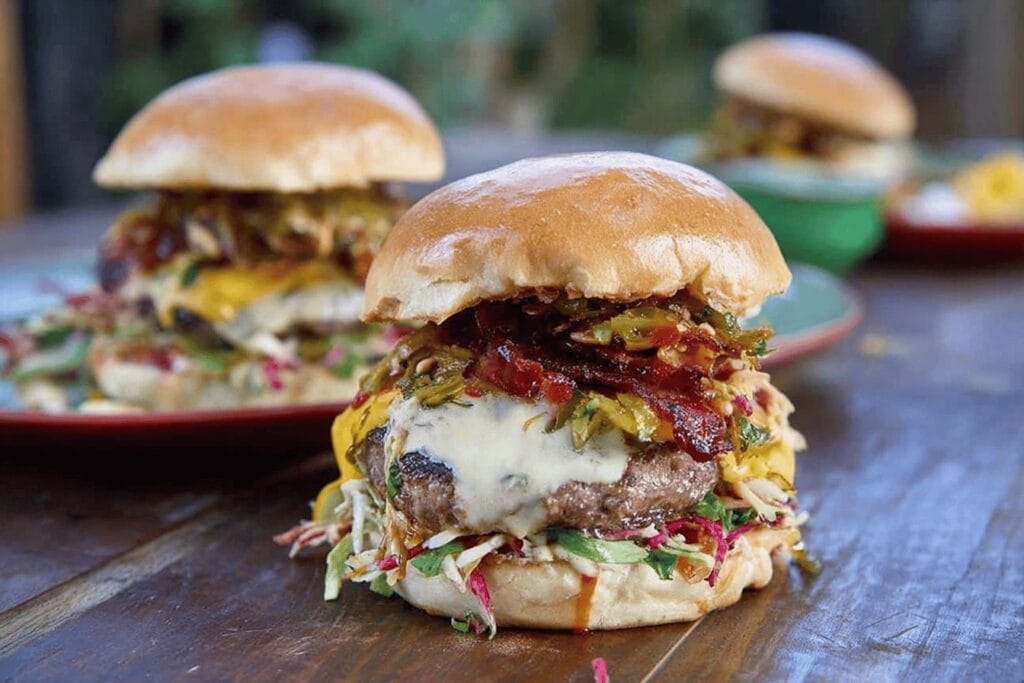 Ultimate Barbecue Burger Recipe by Jamie Oliver