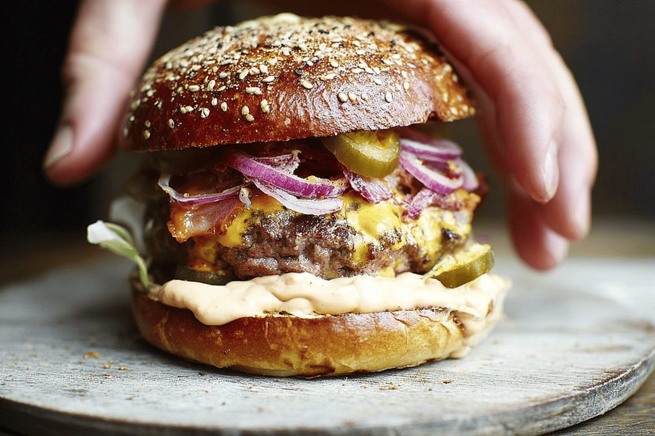 Ultimate Insanity Burger Recipe by Jamie Oliver