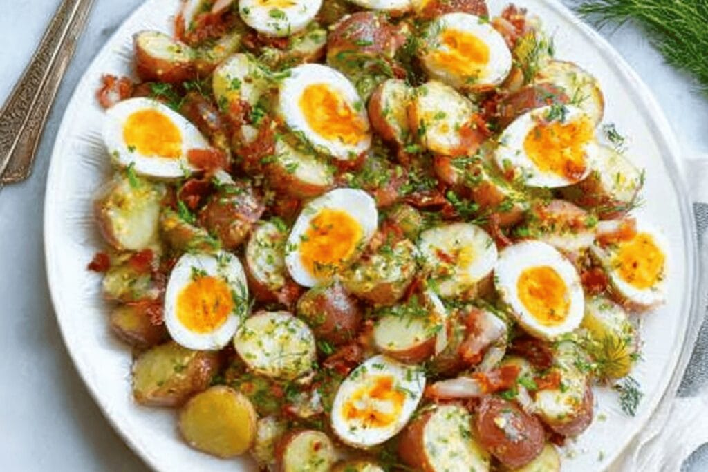 Warm and Savory Potato Salad Recipe