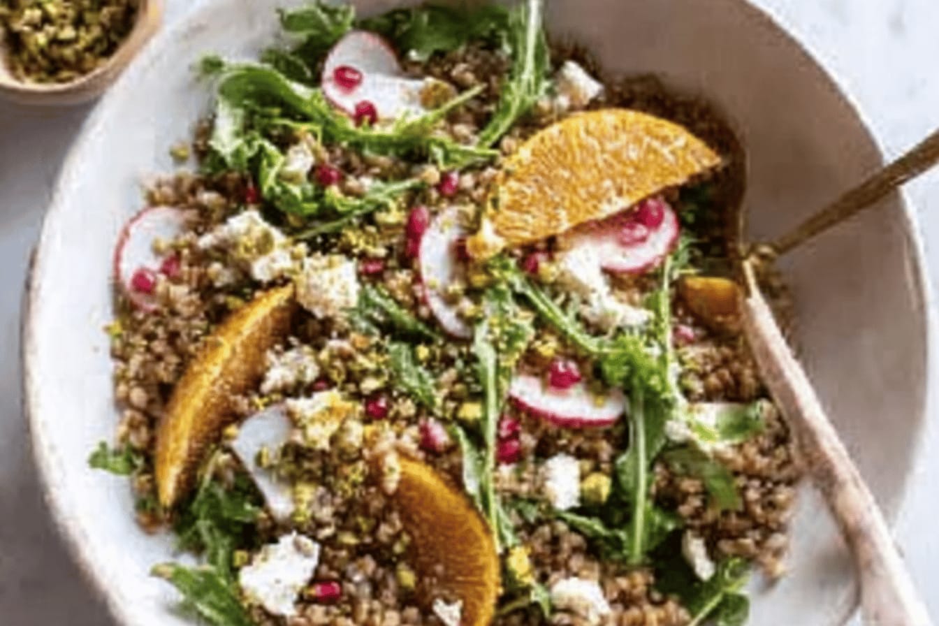 Winter Citrus Farro Salad Recipe