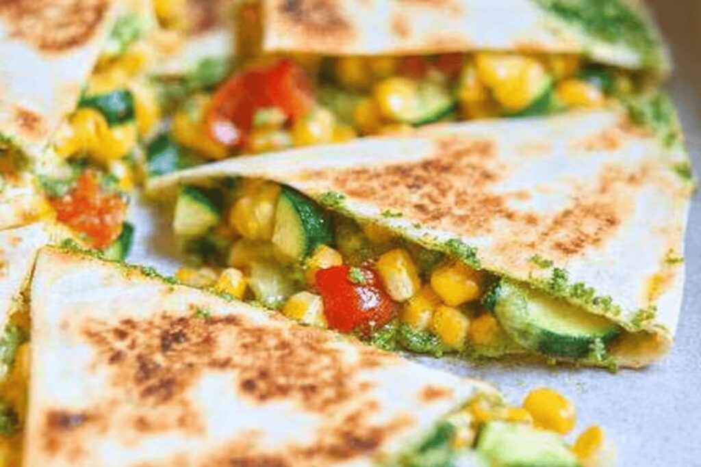 Zucchini Corn Quesadillas Recipe Delight