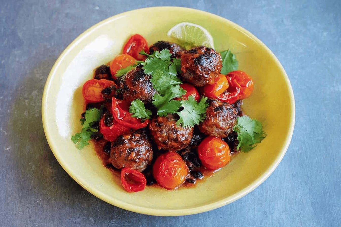 Air Fryer Chilli Con Carne Meatballs Recipe