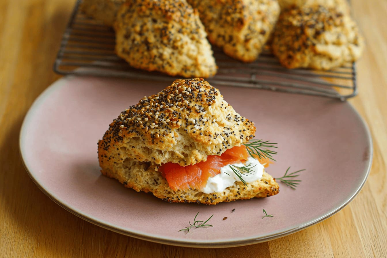 Air Fryer Everything Scones Recipe