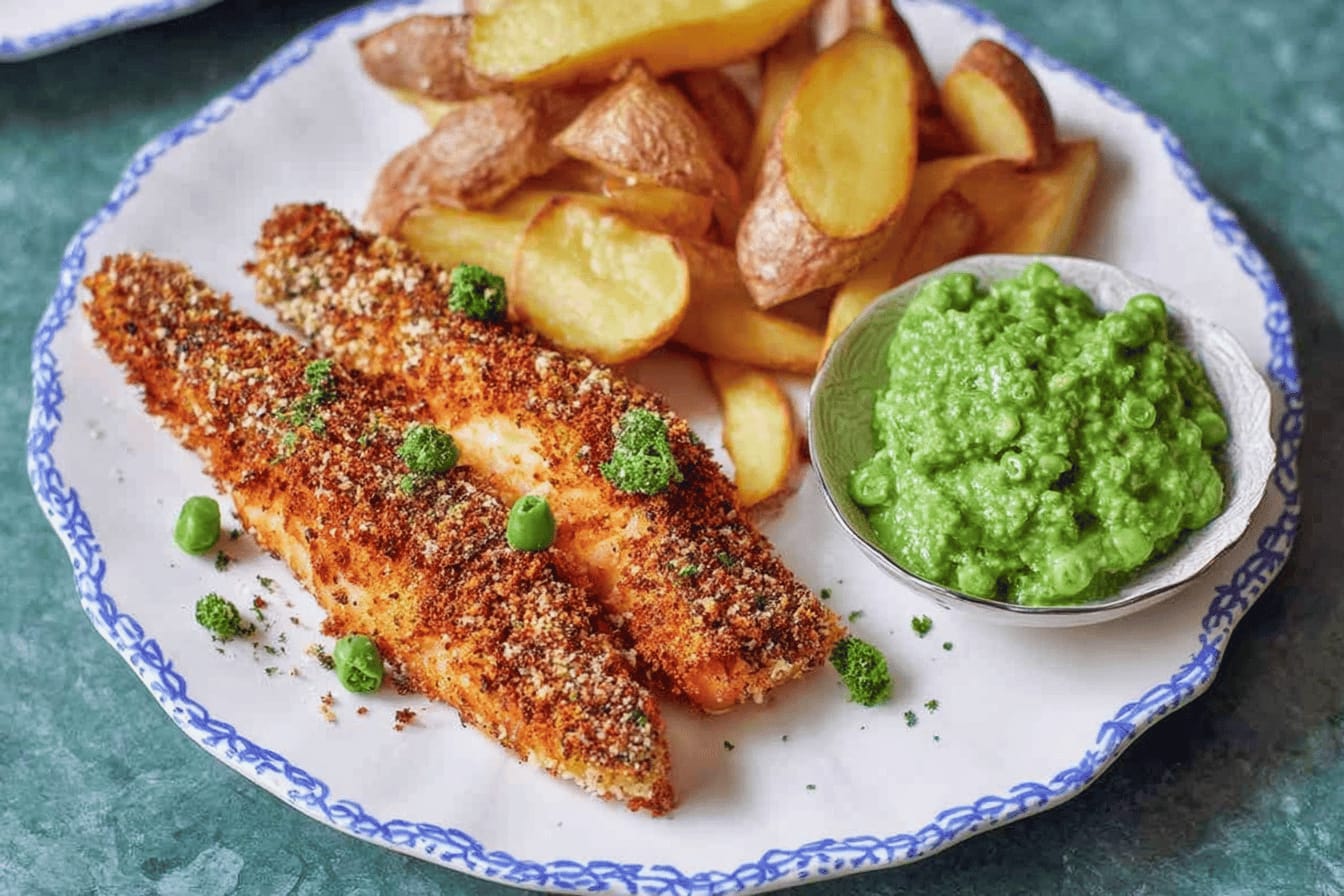 Air Fryer Posh Fish and Chips Recipe