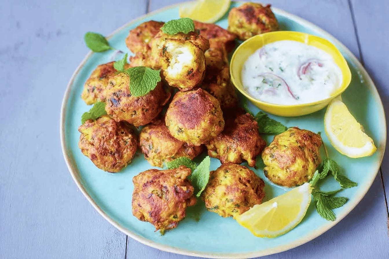 Air Fryer Smoked Haddock Pakoras Recipe