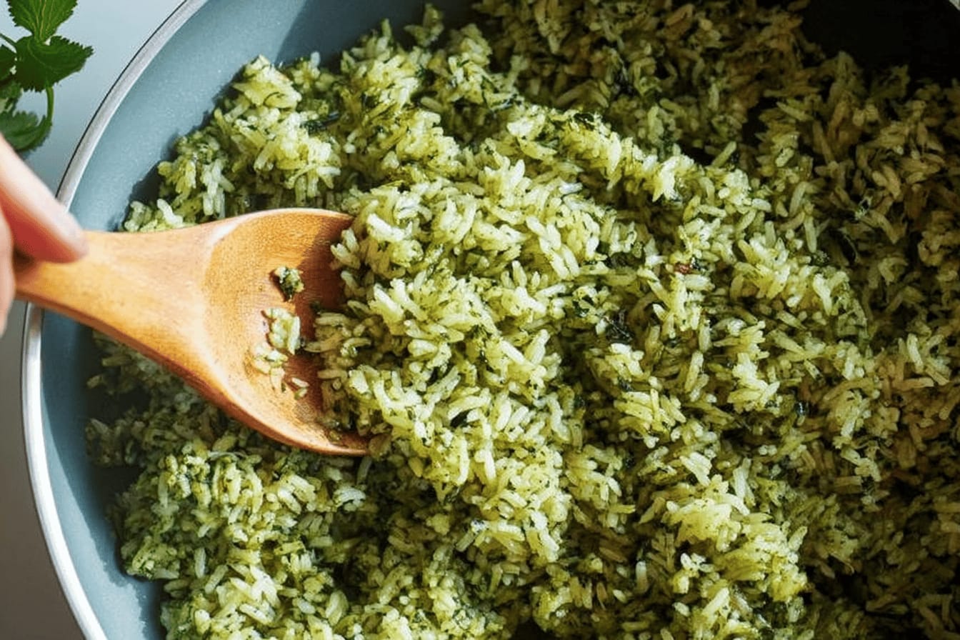 Amazing Green Rice Recipe for Fresh Flavor