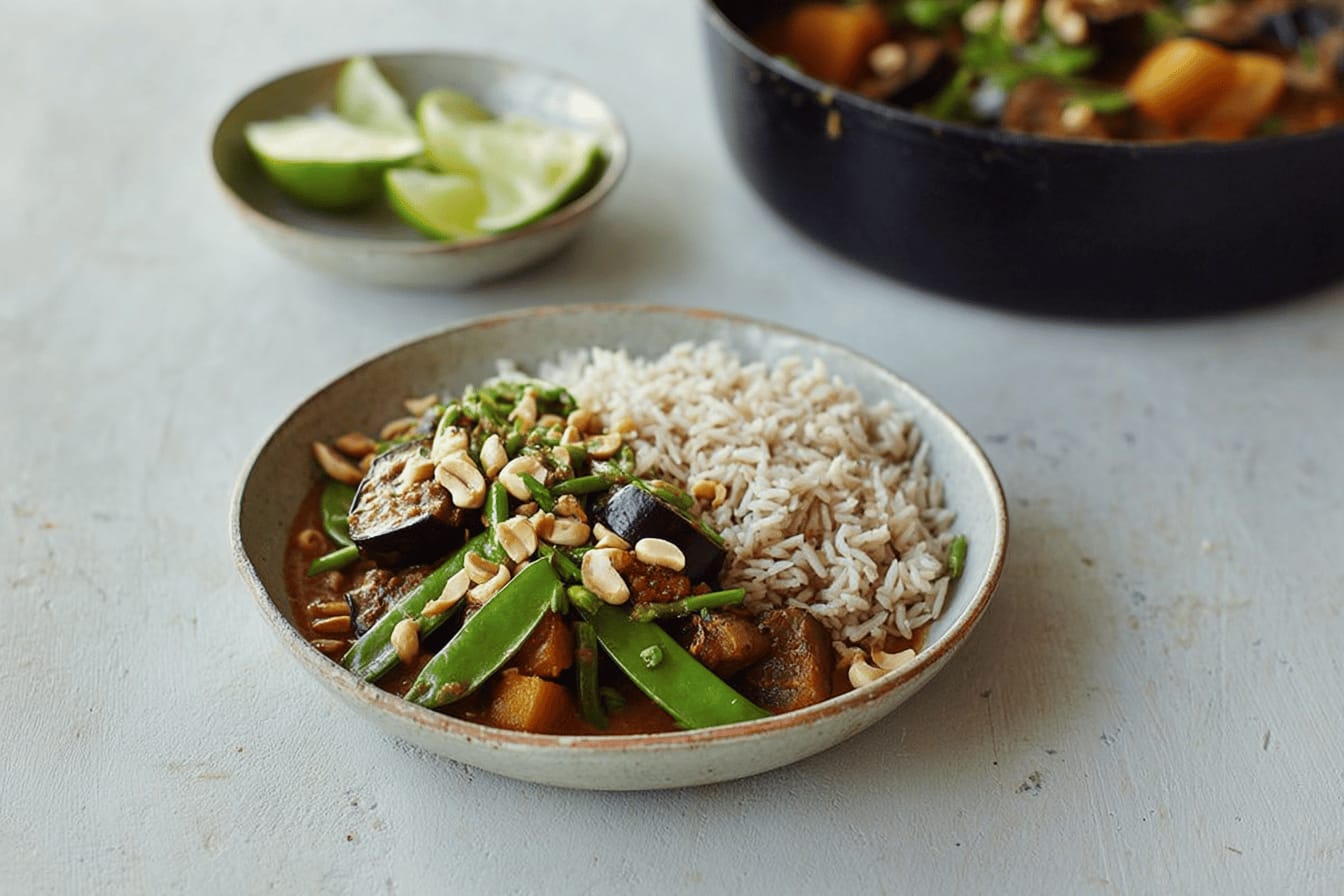 Aubergine Massaman Curry Recipe by Jamie Oliver