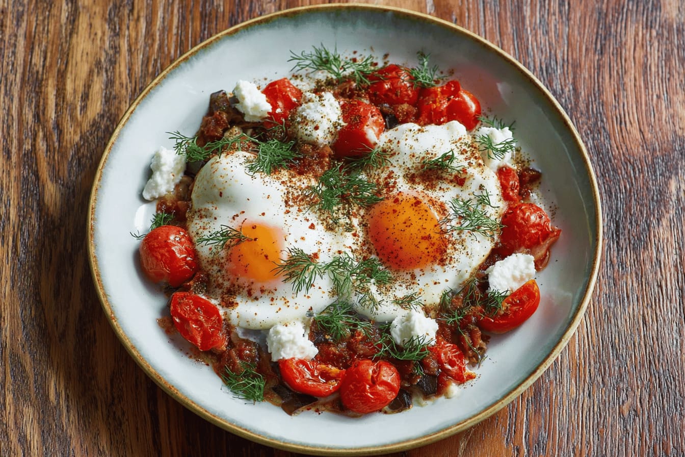 Aubergine Shakshuka Bowl Recipe Delight