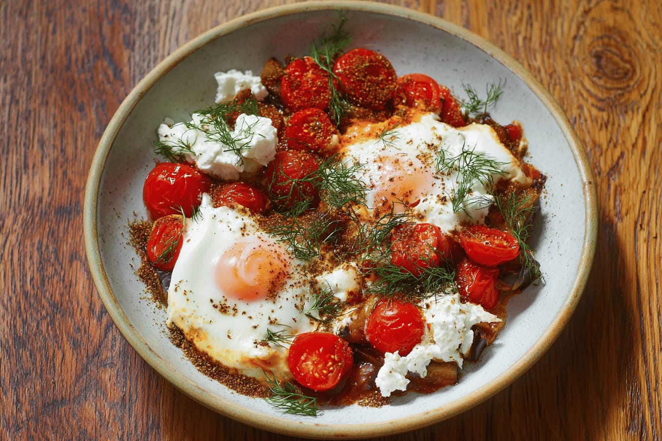 Aubergine Shakshuka Bowl Recipe