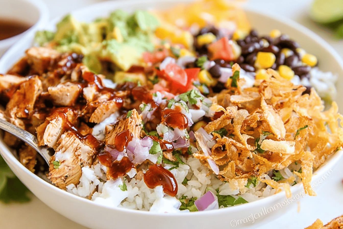 BBQ Chicken Bowls for Easy Family Meals