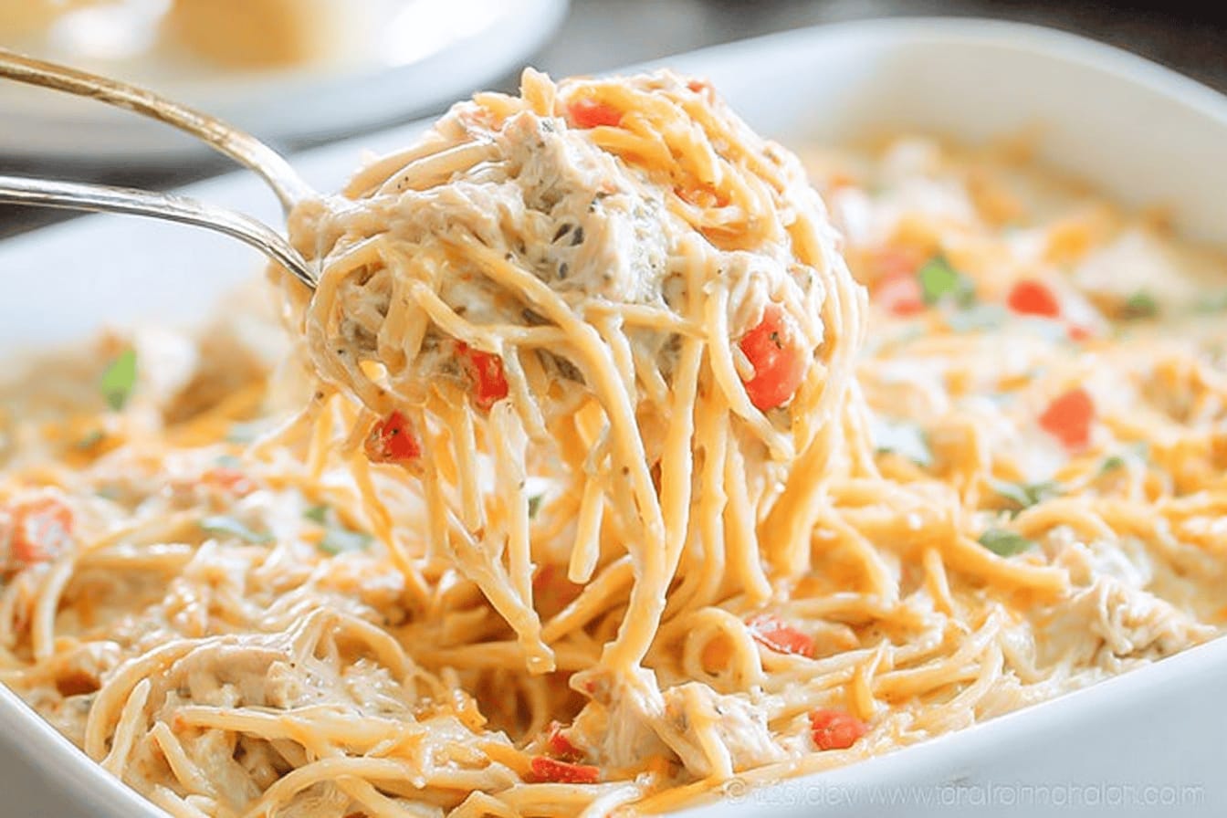Baked Chicken Spaghetti Easy Family Recipe