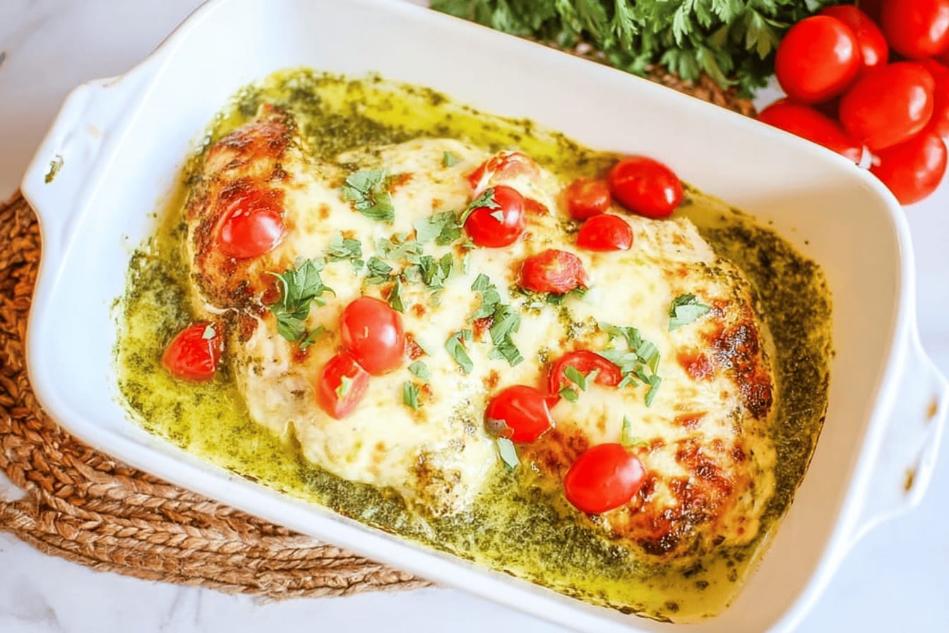 Baked Pesto Chicken Recipe for Easy Dinners