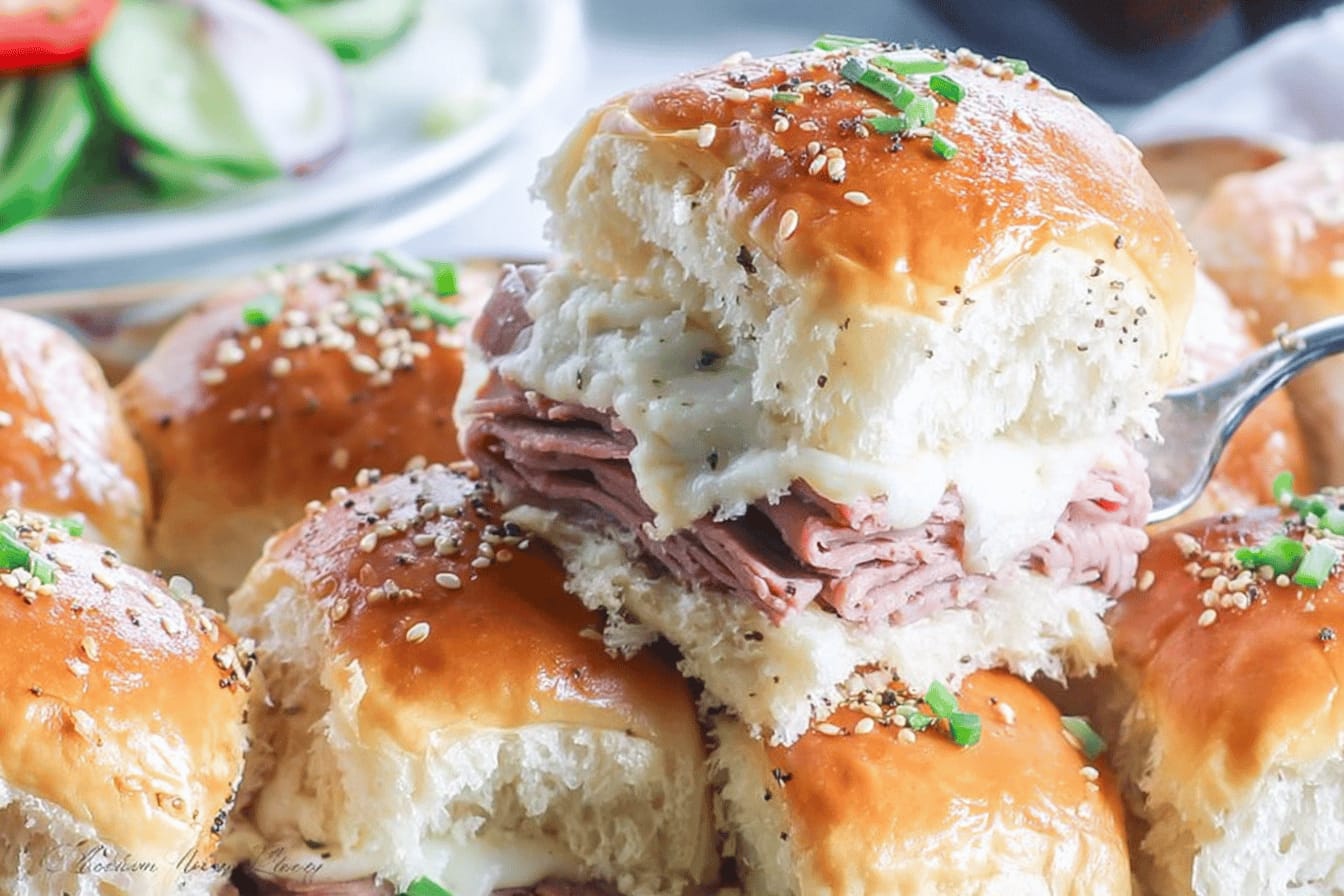 Baked Roast Beef Sliders Recipe