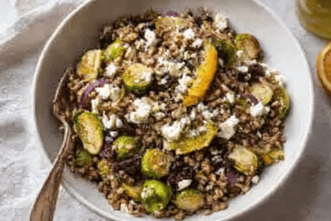 Brussels Sprouts and Farro Salad Recipe