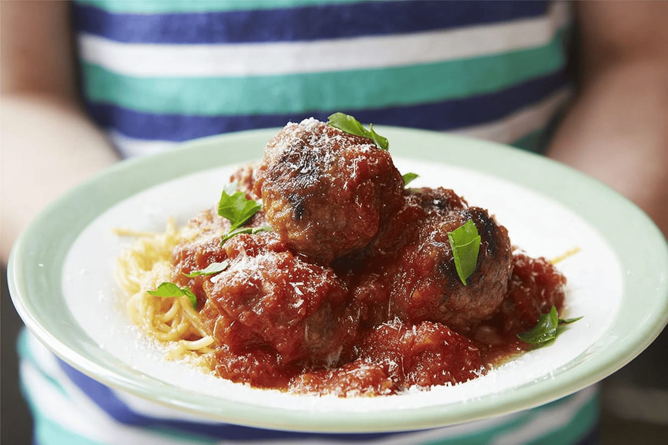 Buddy's Simple Homemade Meatballs Recipe