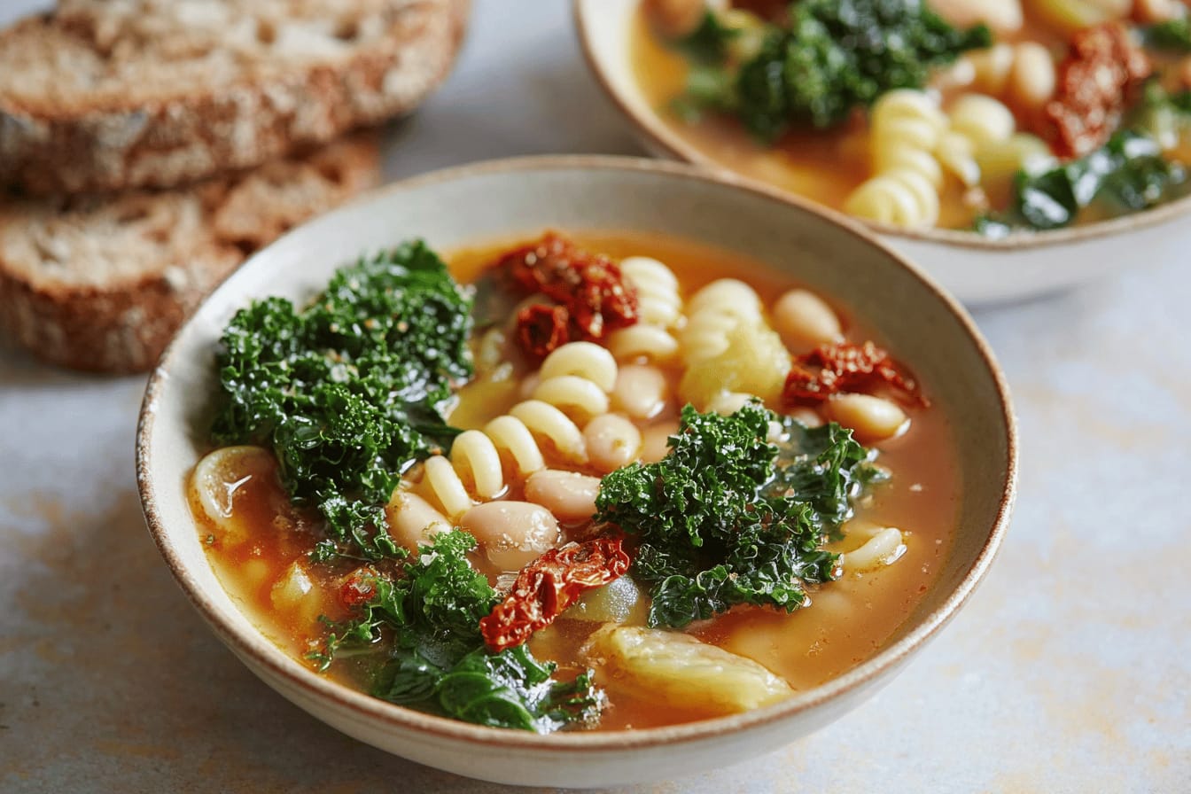 Cannellini Bean and Pasta Soup Recipe